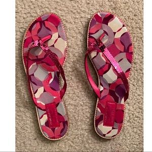 Coach flip flops